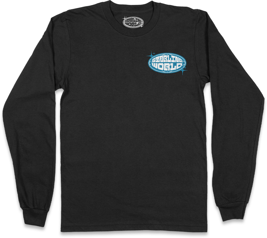 StarlineWorld (Black-Blue) Long Sleeve – AXWORKS