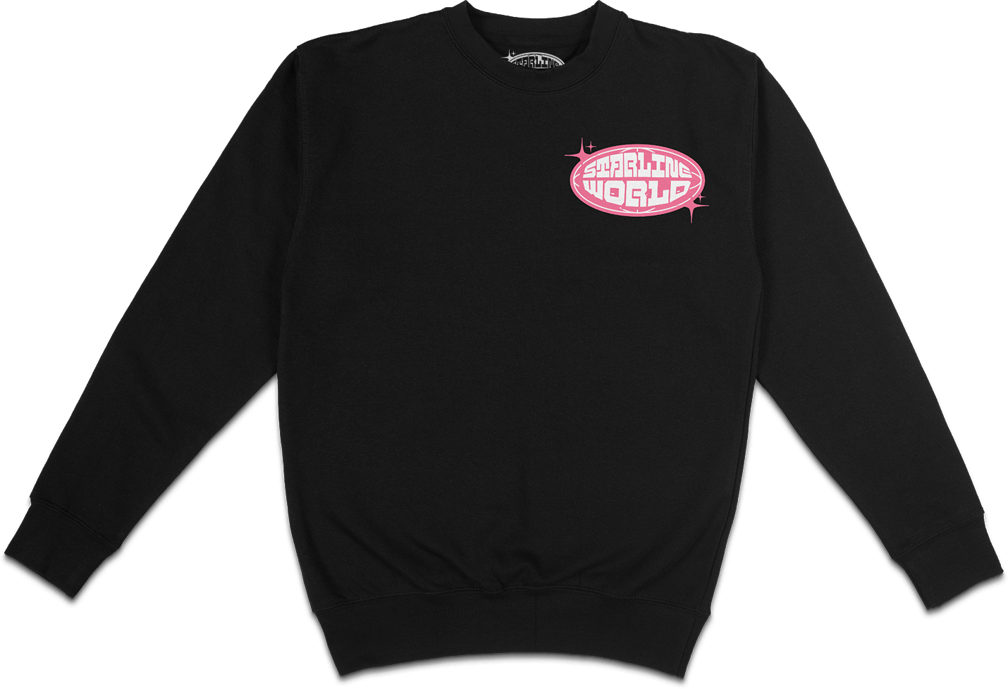 StarlineWorld (Black-Pink) CREWNECK – AXWORKS