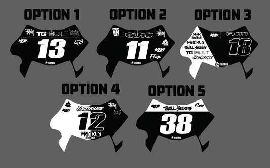 Ultra Bee Plate Decal